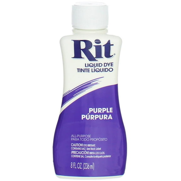 Rit All-Purpose Liquid Dye, Purple, 8 fl oz (2 pack)