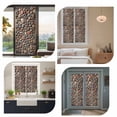thumbnail image 7 of Colorful Stones Window Privacy Film, Modern Art Farmhouse Stones Static Cling UV Sun Blocking Heat Control Window Tint Day and Night, Non-Adhesive Reusable One Way Windows Privacy Cover 35.4''x78.7'', 7 of 7
