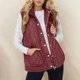 thumbnail image 1 of Neewe Women's Fleece Vest Outerwear Sleeveless Lightweight Button Down Jackets Warm Soft Vests with Pockets, 1 of 7