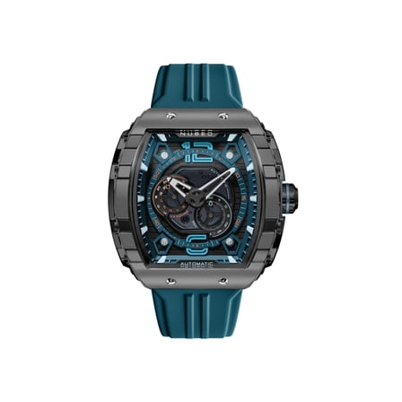 Nubeo Magellan Stainless Steel 49mm Japanese Automatic Wristwatch NB-6087-07