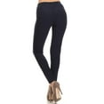 thumbnail image 3 of Women's Solid Color Stretchable Peach Skin Fabric Leggings for Regular PLUS 3X5X, 3 of 3