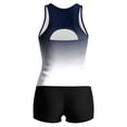 thumbnail image 6 of RQYYD Blouson Women's Tankini Swimsuits Tummy Control Modest Two Piece with Sporty Bathing Suits, 6 of 7