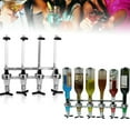 thumbnail image 3 of Fichiouy 4 Bottle Wine Liquor Dispenser Wall Mount Stand Rack for Beer Alcohol Beverage Bar 25ml, 3 of 9