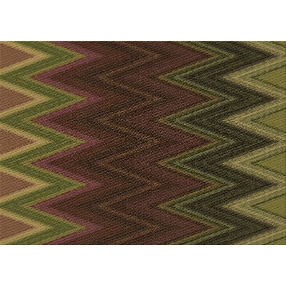 Ahgly Company Machine Washable Indoor Rectangle Transitional Night Red Area Rugs, 2' x 5'