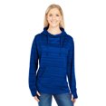 thumbnail image 1 of Ladies' Striped Poly Fleece Lapover Hood -JA8662, 1 of 1