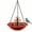pink, variant on Hanging Bird Bath with Solar Fountain, 20 H10 W Outdoor Hanging Bird Bath with Solar Fountain, Large Humming Birds Baths Fountains, with Solars Pump & Glass Bowl, for Outdoor, Gardens
