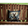 thumbnail image 2 of Yorkshire Terrier Spooky Halloween Fabric Decorative Pillow 14 in x 14 in, 2 of 4