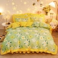 thumbnail image 1 of Yellow Floral Bedding Set Collection with Bed Sheet, 1 of 7