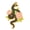 Flower Snake-1, variant on MATROOY Cute Halloween Cartoon Enamel Lapel Collar Pin Corsage Brooch Xmas Jewelry Gifts-Coffin Wizardry Circle-8