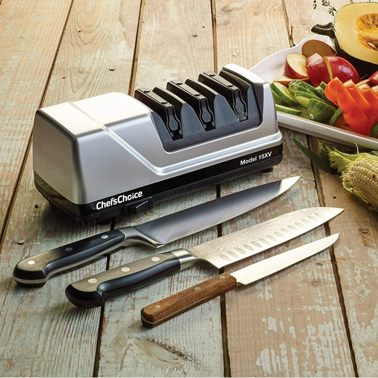 Chef's Choice 15XV Electric Knife Sharpener - Brushed Metal – Cutlery and  More