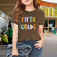 thumbnail image 3 of FDDMis Tops for Girls White Tshirt for Cute Y2k Tops Tight Shirt Girls Size 10-12 Clothes Girls Clothes Age 6-8 Girls 6t Clothes, Coffee 6-7 Years, 3 of 7