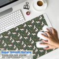thumbnail image 4 of Long Mouse Pads for Desk,Green Cartoon Unicorn Floral Pattern Desk Mats on Top Of Desks, Desk Mouse Pad Extra Large with 3mm Non-Slip Base and Stitched Edge for Gaming,Office,Work,Home 31.5"x15.7", 4 of 6