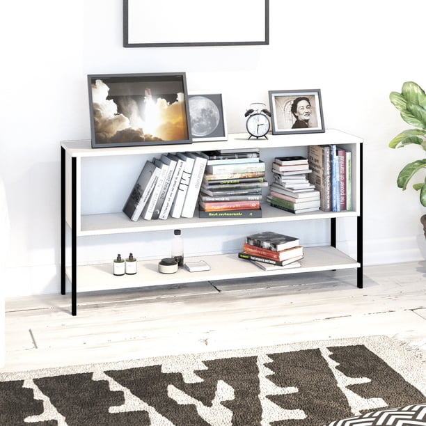 Estante Venecia Playcon Mueble Para TV de 55 Pulgadas Organizador Multiusos Blanco texturizado