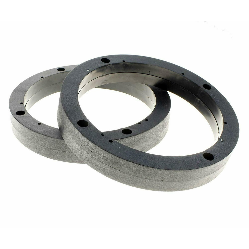 TWO 6.5" CAR STEREO SPEAKER SPACER MOUNTS 1" DEPTH RING ADAPTER