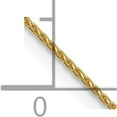 thumbnail image 5 of 14K Yellow Gold Jbsp's .65mm D/C Spiga Chain (18 X 0.65) Made In Peru 7234-18, 5 of 5