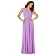 thumbnail image 1 of Gibobby Vestidos de fiesta largos elegantes Vestido largo para mujerBacklessVestido de moda de boda(Morado,M), 1 of 5