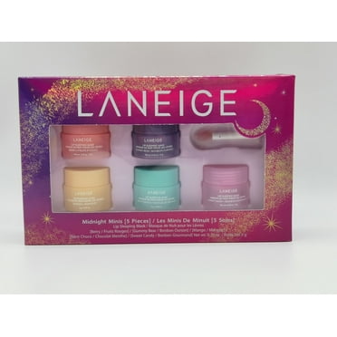 LANEIGE Midnight Minis Lip Set of 5 X 3G Lip Sleeping Mask Balm Gift Set