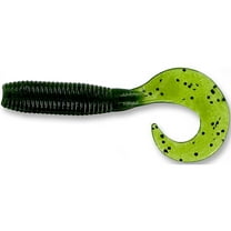 Yamamoto 4'' Single Tail Grub Watermelon/Black Flk