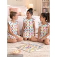 thumbnail image 6 of Beezizac Teen/Little Girls Nightgown - Summer Ruffle Short Sleeves Sleepwear Cute Capybara Print Nightdress Pajama Size 14, 6 of 8