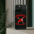 thumbnail image 3 of DistinctInk Clear Case for Apple iPhone 14 Pro MAX (6.7" Screen) - Firefighter - Always Ready, 3 of 9