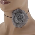 thumbnail image 2 of Unique Bargains 1 Pc Adjustable choker necklace Dried Rose Pattern Wrap around wrist bracelet Gray, 2 of 6