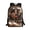 Rustic Horse, variant on Uourmeti Distressed American Flag with Wolf Print Backpack for Men, 17 Inch Soft Durable School Backpack for Travel Work