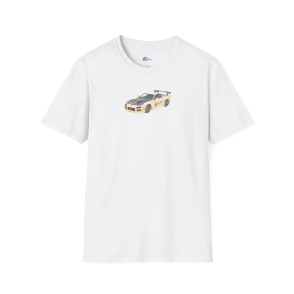 Reprint Rare Car Enthusiast Tee, JDM Tuner Shirt, Sketch Art Mazda 1993 RX-7