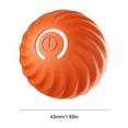 thumbnail image 2 of Interactive Pet Ball Toy Self Moving Motion Activated Ball for Pet Gift (Orange), 2 of 4