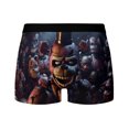 thumbnail image 4 of Calzoncillos tipo bóxer de seda con estampado de dibujos animados de Five Nights at Freddy's, ropa interior para hombre, calzoncillos tipo bóxer para hombre, calzoncillos tipo bóxer para hombre, 4 of 5