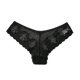 thumbnail image 1 of Gibobby Tangas de sexy mujer Bragas de mujer, Tanga, conjunto de colores, lencería opcional, bragas de Tanga de encaje con lados de flores huecas(Negro,M), 1 of 3