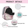 thumbnail image 4 of Pioneer Flower Backpack for School,Cute School Bag,Schoolbag with Adjustable Shoulder Straps & Padded Back,15.3"x11"x7.1".﻿, 4 of 6
