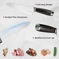 thumbnail image 2 of Chef Knife 8-inch Kitchen Knife - Super Sharp Professional Japanese Knife, High Carbon Steel Non-Rust Chopping Knife with Ergonomic Handle, Gift for Men and Women, 2 of 7