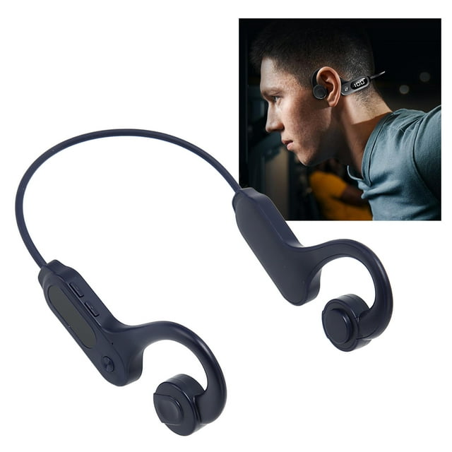 Auriculares De Conducción Ósea, Auriculares Inalámbricos Portátiles Con Reducción De Ruido Bluetooth 5.3 IPX5 Impermeables Para Música