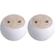 thumbnail image 2 of 4pcs White Wooden Round Furniture Bun Feet 2" Tall Replacement Solid Wood, 2 of 5