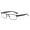 Black, variant on Mens Rimmed Blue Light Blocking Reading Glasses +2.5, Metal Black Spring Hinges Classic Readers 2.5