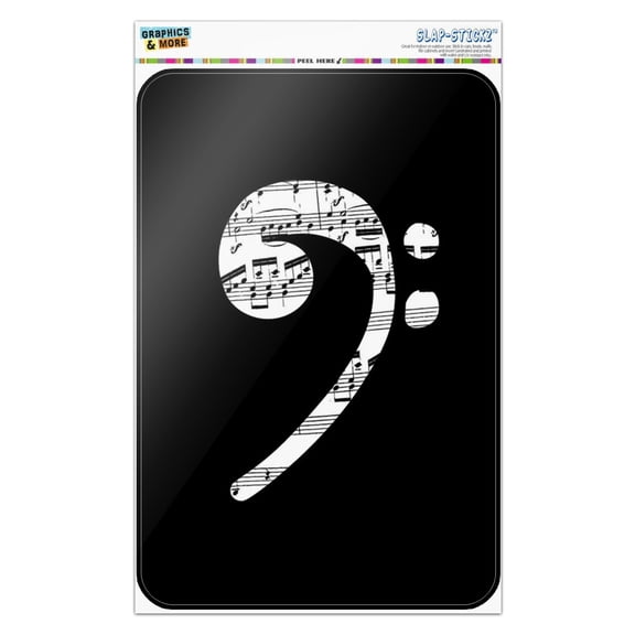 Sheet Music Bass Clef Music Home Business Office Sign