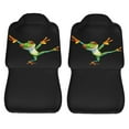 thumbnail image 5 of KAKALAD Dancing Tree Frog Car Accessories Seat Covers Set Vehicle Seat Covers Universal Front Seats Protector 2 Pcs, 5 of 9