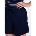 thumbnail image 5 of Time and Tru Women’s Soft High Rise Utility Shorts, 4” Inseam, Sizes XS-XXXL, 5 of 6
