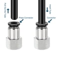 thumbnail image 5 of Uxcell 6 Pcs 1/2 Inch OD Tube to 1/4 Inch NPT Female Thread Push to Connect Fittings, 5 of 7