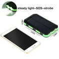 thumbnail image 4 of Techinal Solar Power Bank Waterproof 20000mAh Solar Charger USB Port External Charger for Smartphone Power Bank with LED Light, 4 of 19