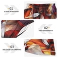 thumbnail image 5 of Women's Satin Pajama Shorts Abstract Dragonflies with Pockets, Elastic Waist Sleep Lounge Shorts, 5 of 7