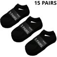 thumbnail image 1 of 5/10 /20/30 pares Unisex Casual Color liso calcetines de barco finos transpirables cómodos Anti olor calcetines tobilleros absorbentes de sudor para hombres y mujeres, 1 of 5