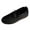 Black, variant on Bmisegm Ladies Casual Solid Colour Flower Large Size Slippers Comfortable Flat Single Shoes Casual Shoes Womens Casual Shoes Black 39
