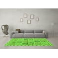 thumbnail image 3 of Ahgly Company Indoor Square Abstract Green Modern Area Rugs, 8' Square, 3 of 4