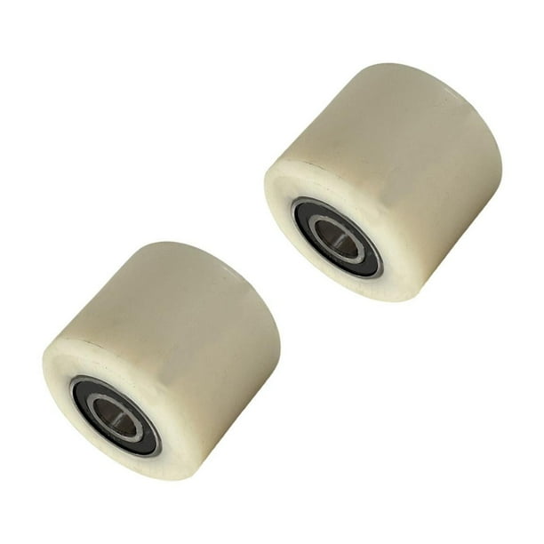 Ruedas de rodillo de carga Colamx para carretilla elevadora Correa plana Diámetro 20 mm 2 piezas
