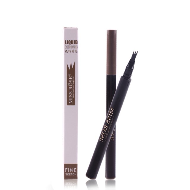 Pluma de tatuaje de cejas cuatro tenedores ceja líquida impermeable de larga duración a prueba de sudor 1#