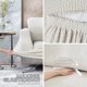 thumbnail image 4 of Juego de 3 Fundas Cubre Sala - Tejido Jacquard Elástico Fácil Lavado. Ideal para Proteger Tus Muebles - Protector de sillón - Sofa Cover (Marfil (Afelpado)), 4 of 7