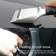 thumbnail image 3 of Calefacción eléctrica Coche Raspador de hielo Pala Parabrisas Herramienta de limpieza de eliminación de nieve,11 Feliz Sencillez, 3 of 4