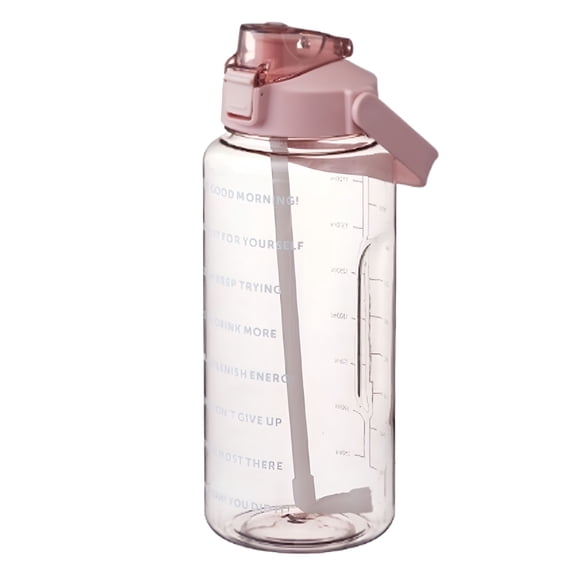 ACDANC Sports Water Bottle - 64oz, BPA-Free, Mark, Straw, Fitness/Gym/Outdoor Hydration
