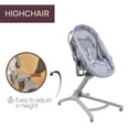 thumbnail image 3 of Chicco Baby Hug Pro Earl Cuna 4 En 1 De 0 A 15 Kg Gris, 3 of 12